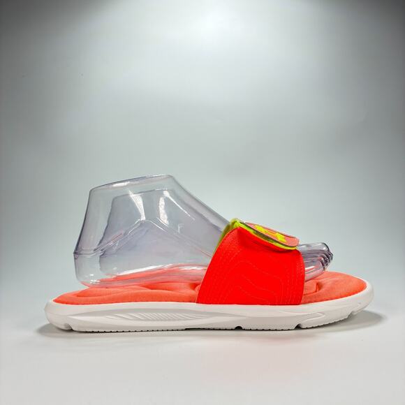 Under Armour Ignite IX Orange Lightweight Slide Sandal 3022717-111 Womens Size 8 - Picture 1 of 8